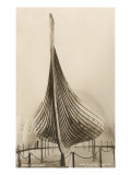 Viking Ship, Oslo, Norway Lámina giclée