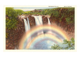 Rainbow Falls, Hilo, Hawaii Giclee Print