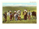 Sioux Indian Chiefs Lámina giclée Sioux Indian Chiefs Lámina giclée