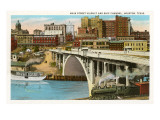 Main Street Viaduct, Houston, Texas Giclee Print