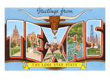 Greetings from el Paso Giclee Print