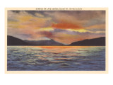 Sunrise on Lake George, New York Lámina giclée Sunrise on Lake George, New York Lámina giclée