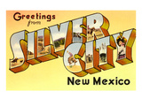 Greetings from Silver City, New Mexico Giclee Print