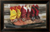 Ranch Boots Posters by David R. Stoecklein