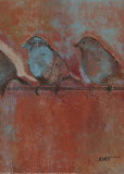 Row of Sparrows I Posters par Norman Wyatt Jr.
