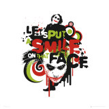 The Joker: Let's Put a Smile on That Face Plakater