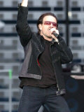 Bono on Stage, U2 Concert Glasgow, June 2005 Lámina fotográfica Bono on Stage, U2 Concert Glasgow, June 2005 Lámina fotográfica