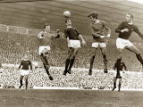 Manchester United vs. Arsenal, Football Match at Old Trafford, October 1967 - Fotografik Baskı