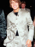 Mark Owen Singer of Top Take That Arrives at a Party for the Group at Rothwells Bar in Manchester Fotografie-Druck