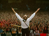 Status Quo Interview, Francis Rossi on Stage in Zurich, September 2005 Photographic Print