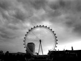 The Sky Over London at the Start of a Partial Solar Eclipse, October 2005 Photographic Print