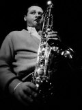 Jazz Performer Stan Getz at Ronnie Scott's Jazz Club, Master Tenor Saxophonist Lámina fotográfica Jazz Performer Stan Getz at Ronnie Scott's Jazz Club, Master Tenor Saxophonist Lámina fotográfica