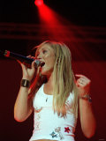 Atomic Kitten Onstage at the Clyde Auditorium. April 2002 Lámina fotográfica