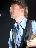 Radiohead's Thom Yorke at the Cardiff International Arena November 2003 Photographie