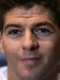 Steven Gerrard - England Players Show Off Their New Home Kit in Manchester, February 2007 Photographie