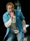 T in the Park July 2006. Roger Daltrey of the Who Playing the Main Stage at T in the Park 06 Lámina fotográfica