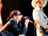Australian Supergroup INXS Headlining the Music in the Bay Festival in Cardiff Fotoprint