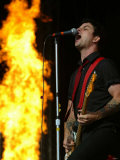 T in the Park Kinross with the Lead Singer For Band Green Day Photographie