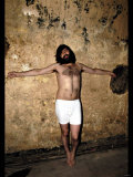 Aaron Barschak at His Edinburgh Fringe Venue July 2003 Photographie
