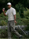 Tiger Woods, the Open 2004 at Royal Troon Lámina fotográfica Tiger Woods, the Open 2004 at Royal Troon Lámina fotográfica