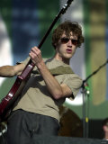 T in the Park July 2002, Member of the Band Gomez. Ian Ball Onstage Lámina fotográfica