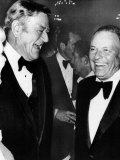 Frank Sinatra with John Wayne Stampa fotografica