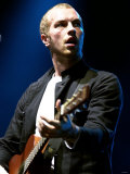 Chris Martin Onstage at T in the Park July 2003 Lámina fotográfica