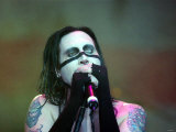 Singer Marilyn Manson on Stage at the Gig on the Green Festival at Glasgow Green Photographie