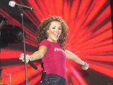 Pop Singer Martine McCutcheon Performing at the Party in the Park Concert at Hyde Park, July 2000 Photographie