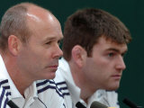 British Lions Photocall: Manager Clive Woodward, Capt. Michael Owen and V. Capt. Jonny Wilkinson Photographie