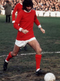 George Best Manchester United Football. Tottenham V Manchester United Lámina fotográfica George Best Manchester United Football. Tottenham V Manchester United Lámina fotográfica