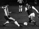 George Best 1979 Hibernian First Game Hibs Against St Mirren Lámina fotográfica