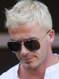 Birthday Boy Beckham in Savilee Row - Picture Ian Vogler Photographie
