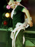 Robbie Williams T in the Park Concert, Pictured on Stage During Concert at Balado in Scotland Lámina fotográfica Robbie Williams T in the Park Concert, Pictured on Stage During Concert at Balado in Scotland Lámina fotográfica