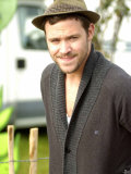 Will Young at the Glastonbury Festival June 2007. Glastonbury Festival Lámina fotográfica
