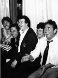 Nottingham Forest Celebrate European Cup Victory in 1980 in Munich Lámina fotográfica