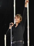 Tom Chaplin of Keane on Stage at the 2007 Isle of Wight Festival Lámina fotográfica Tom Chaplin of Keane on Stage at the 2007 Isle of Wight Festival Lámina fotográfica