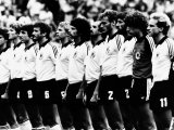 West Germany World Cup Football Team 1982 Photographic Print