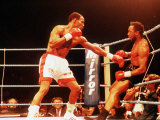 Boxer Chris Eubank Fotografisk tryk