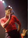 Boyzone Singing During Concert at SECC Glasgow Lámina fotográfica
