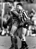 Paul Gascoigne and Vinnie Jones Fotografie-Druck