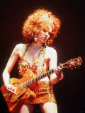 Poison Ivy Rorschach Guitarist the Cramps 1990 Lámina fotográfica Poison Ivy Rorschach Guitarist the Cramps 1990 Lámina fotográfica