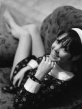 Actress Wendy Padbury Played Doctor Who Companion Zoe Herriot, 1968 Fotografisk tryk Actress Wendy Padbury Played Doctor Who Companion Zoe Herriot, 1968 Fotografisk tryk