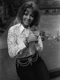 Actress Ingrid Pitt, 1969 Fotografisk tryk Actress Ingrid Pitt, 1969 Fotografisk tryk