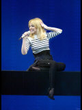 Pop Singer Kylie Minogue Performing Live on Stage During a Concert at Hammersmith Apollo Fotografie-Druck