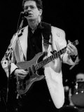 Lou Reed American Singer on Stage 1992, at London Hammersmith Odeon Lámina fotográfica Lou Reed American Singer on Stage 1992, at London Hammersmith Odeon Lámina fotográfica