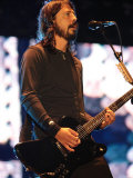 Dave Grohl - Foo Fighters Headlining the Main Stage on Saturday Night at the 2007 V Festival Fotografie-Druck