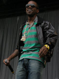 Kanye West on the Main Stage at the 2007 V Festival in Chelmsford Lámina fotográfica Kanye West on the Main Stage at the 2007 V Festival in Chelmsford Lámina fotográfica