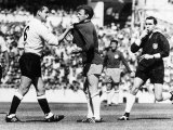 Dave McKay Footballer Plays For Spurs vs Leeds Lámina fotográfica