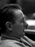 Derby Manager Brian Clough Ponders League Cup Morning After His Team's Success at Baseball Ground Fotografie-Druck